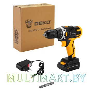 Дрель-шуруповерт Deko DKCD12FU-Li Advanced 063-4131 (с 1-им АКБ)